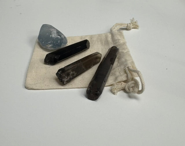 Energy Clearing Crystal Kit – Spiritual Space Cleansing for Home, Office & Beyond